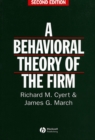 Behavioral Theory of the Firm - Book