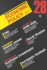 Economic Policy : A European Forum No. 28 - Book