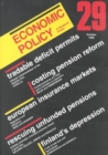 Economic Policy : A European Forum No. 29 - Book