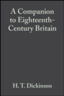 A Companion to Eighteenth-Century Britain - Book