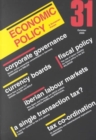 Economic Policy : A European Forum No. 31 - Book