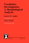 Vocabulary Development : A Morphological Analysis - Book