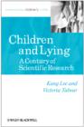 Children and Lying : A Century of Scientific Research - Book