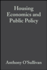 Housing Economics and Public Policy - Book