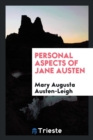 Personal Aspects of Jane Austen - Book