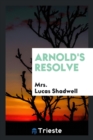 Arnold's Resolve - Book