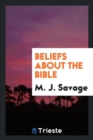 Beliefs about the Bible - Book
