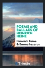 Poems and Ballads of Heinrich Heine - Book