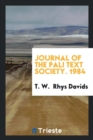 Journal of the Pali Text Society. 1984 - Book