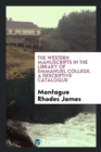 The Western Manuscripts in the Library of Emmanuel College. a Descriptive Catalogue - Book