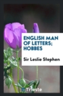 English Man of Letters; Hobbes - Book