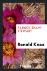 Patrick Shaw-Stewart - Book