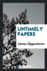 Untimely Papers - Book