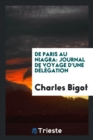de Paris Au Niagra : Journal de Voyage d'Une D l gation - Book