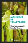 Monsieur de Talleyrand - Book