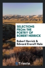 Selections from the Poetry of Robert Herrick - Book