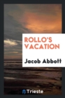 Rollo's Vacation - Book