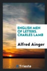 English Men of Letters : Charles Lamb - Book