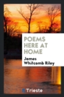 Poems Here at Home - Book