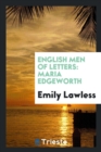 English Men of Letters. Maria Edgeworth - Book