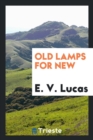 Old Lamps for New - Book