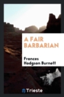 A Fair Barbarian - Book