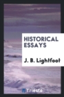 Historical Essays - Book