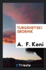 Turgenevski Sbornik - Book