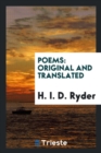 Poems : Original and Translated - Book