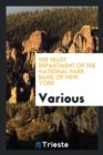 The Trust Department of the National Park Bank of New York - Book