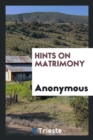 Hints on Matrimony - Book