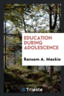 Education During Adolescence - Book