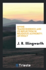 Divine Transcendence and Its Reflection in Religious Authority : An Essay - Book