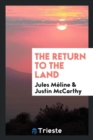 The Return to the Land - Book