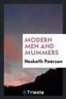Modern Men and Mummers - Book