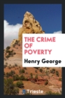 The Crime of Poverty - Book