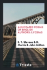 Annotated Poems of English Authors : Lycidas - Book