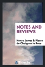 Notes and Reviews - Book