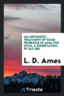 An Arithmetic Treatment of Some Problems in Analysis Situs, a Dissertation, Pp.343-380 - Book