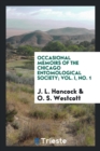 Occasional Memoirs of the Chicago Entomological Society; Vol. I, No. 1 - Book