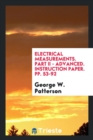 Electrical Measurements. Part II - Advanced. Instruction Paper. Pp. 53-92 - Book