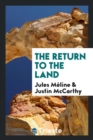 The Return to the Land - Book