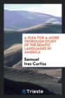 A Plea for a More Thorough Study of the Semitic Languages in America - Book