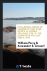 Occasional Issues of Unique or Very Rare Books. in Sixteen Volumes, Vol. III. the Sonnets of William Percy, 1594 - Book