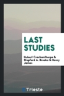 Last Studies - Book