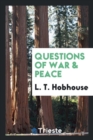 Questions of War & Peace - Book
