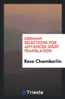 German Selections for Advanced Sight Translation - Book