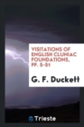 Visitations of English Cluniac Foundations, Pp. 5-51 - Book