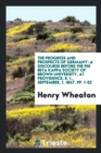 The Progress and Prospects of Germany : A Discourse Before the Phi Beta Kappa Society of Brown University, at Providence, R. I., September, 1, 1847. Pp. 1-53 - Book