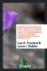 Heights and Weights of New York City Children 14 to 16 Years of Age : A Study of Measurements of Boys and Girls Granted Employment Certificates - Book